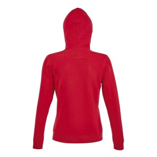 Sudadera deportiva mujer con capucha y cremallera personalizada